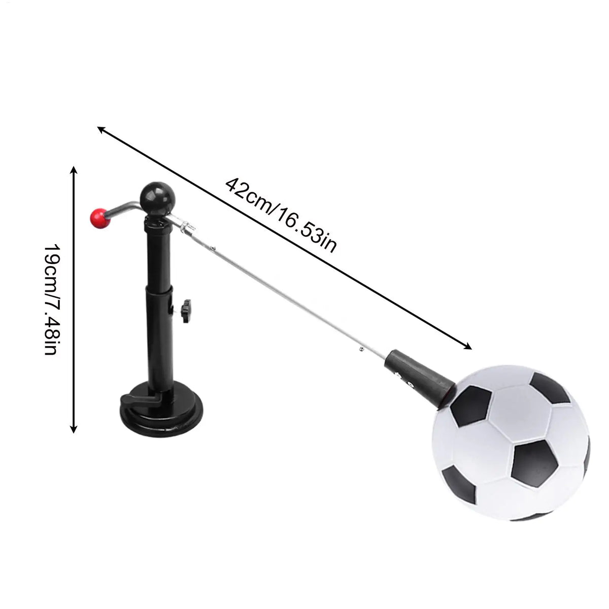 Portable Soccer Trainer – 360° Solo Kicking Practice Aid