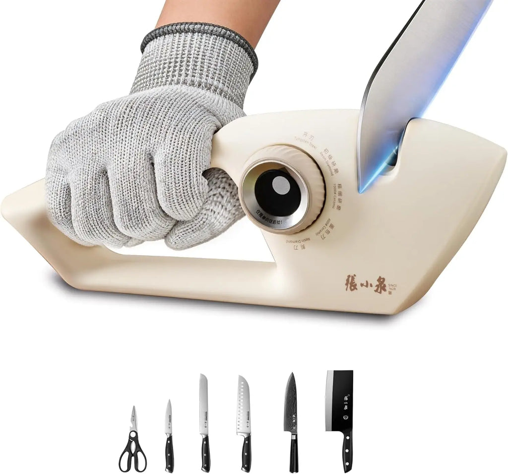 5-in-1 Knife Sharpener – Tungsten, Diamond & Ceramic 5-Stage