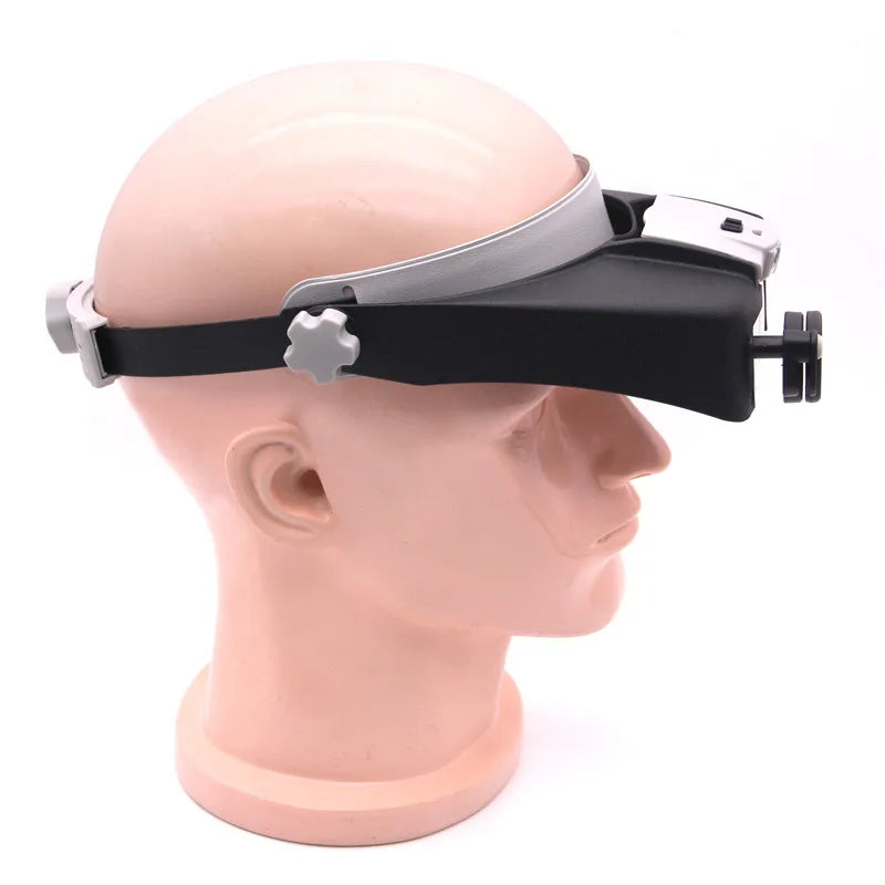 Head Magnifier with 2 LED Lights – Hands-Free HD Magnifying Glass