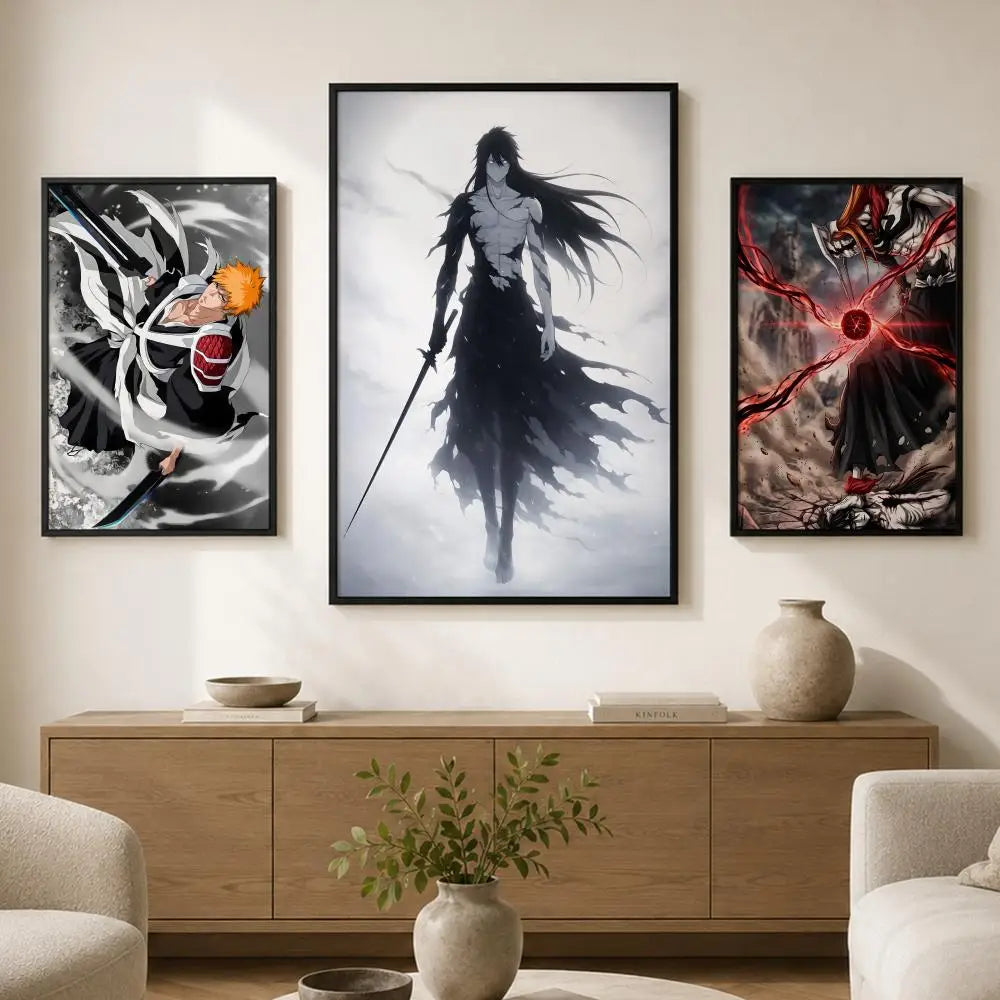 Ichigo Kurosaki Anime Wall Poster – HD Self-Adhesive Art Print