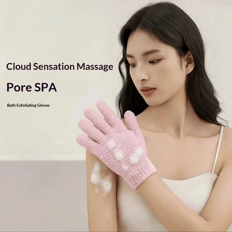 Exfoliating Bath Gloves – Deep Cleansing & Dead Skin Removal