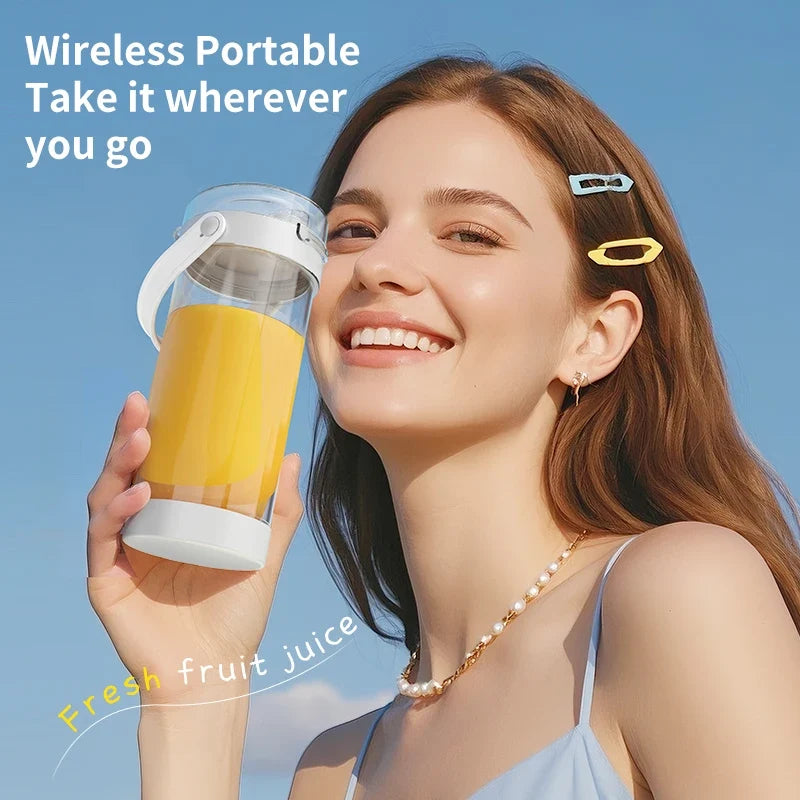 BALASHOV Portable Mini Blender – Rechargeable Fruit Juicer