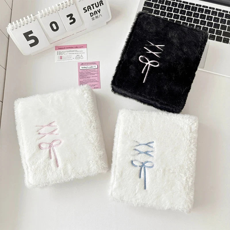 A6 Plush Ballet Bowknot Photocard Binder Album – Kpop Holder