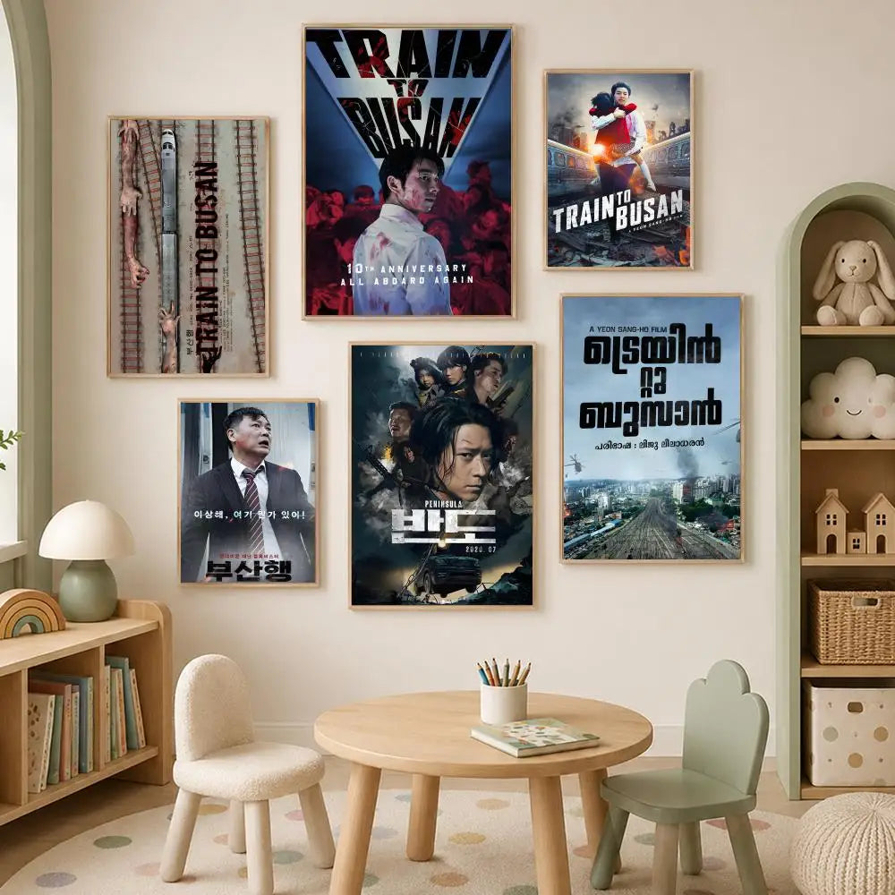 Train to Busan Movie Poster – Self-Stick HD PVC Wall Art