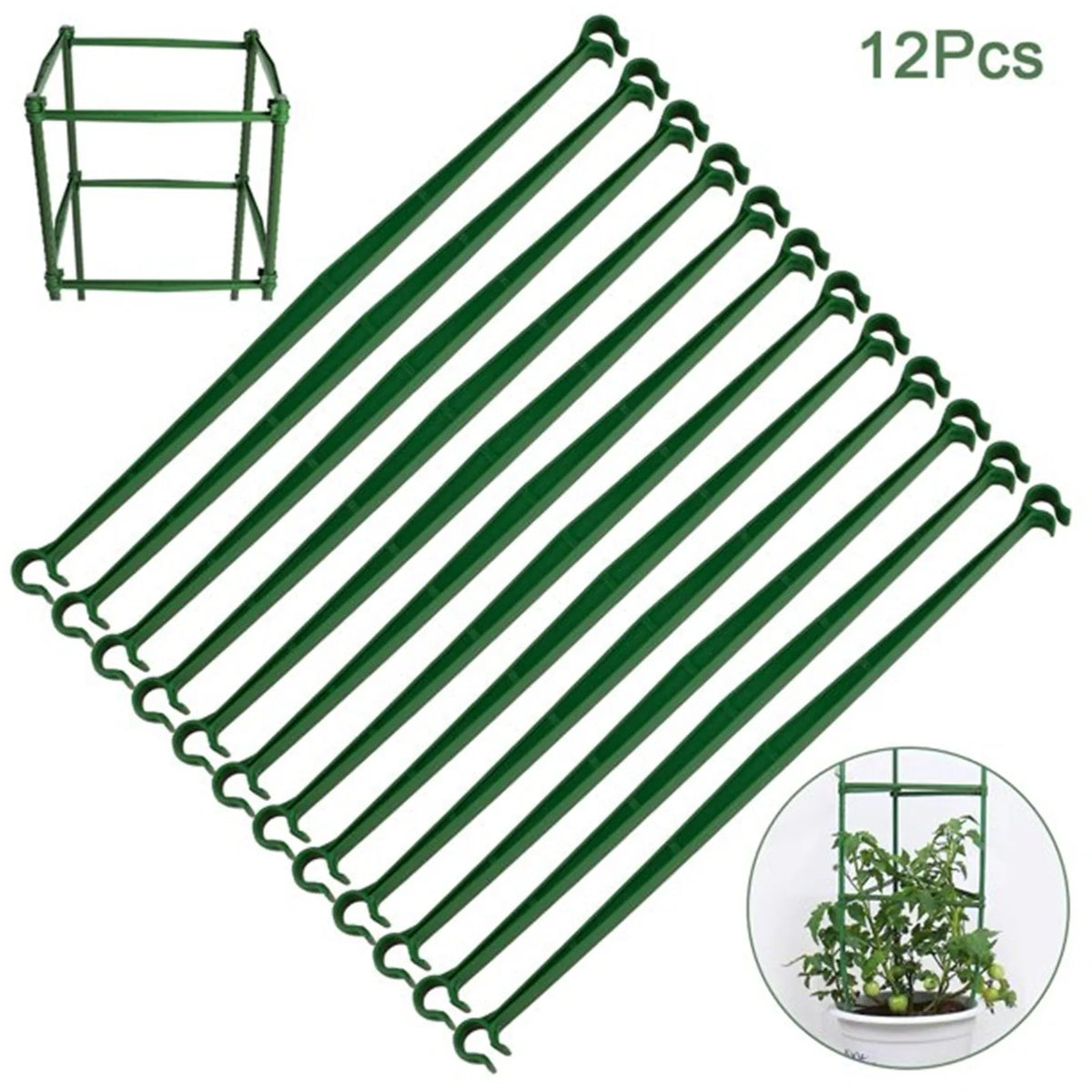Garden Vegetable Stakes Plant Cages Support Growth Anti Overturning