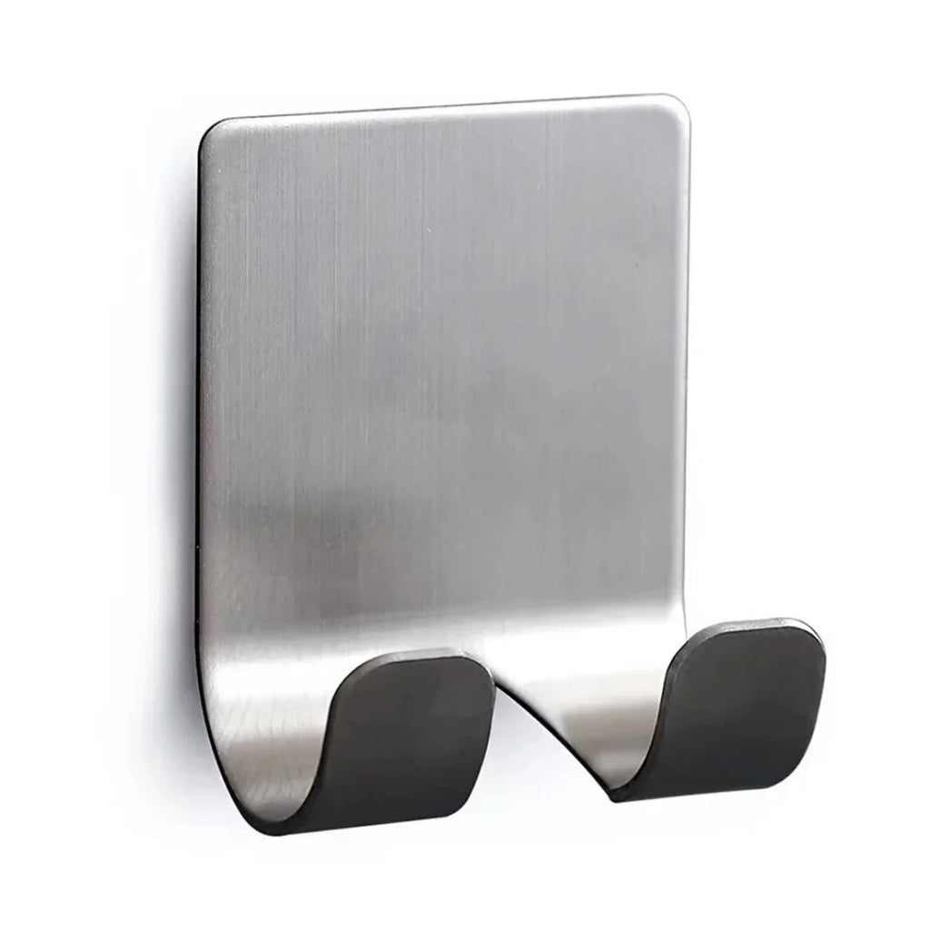 Stainless Steel Razor Holder – Punch-Free Adhesive Wall Hook