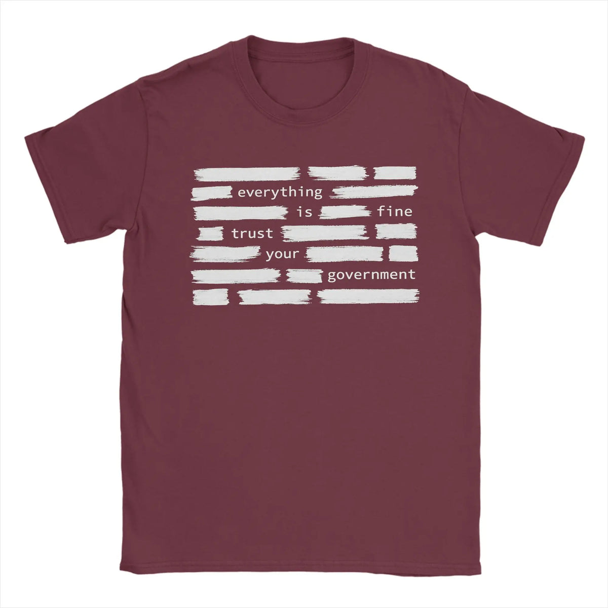"Everything Is Fine" Funny Men's Graphic T-Shirt | Cotton Tee