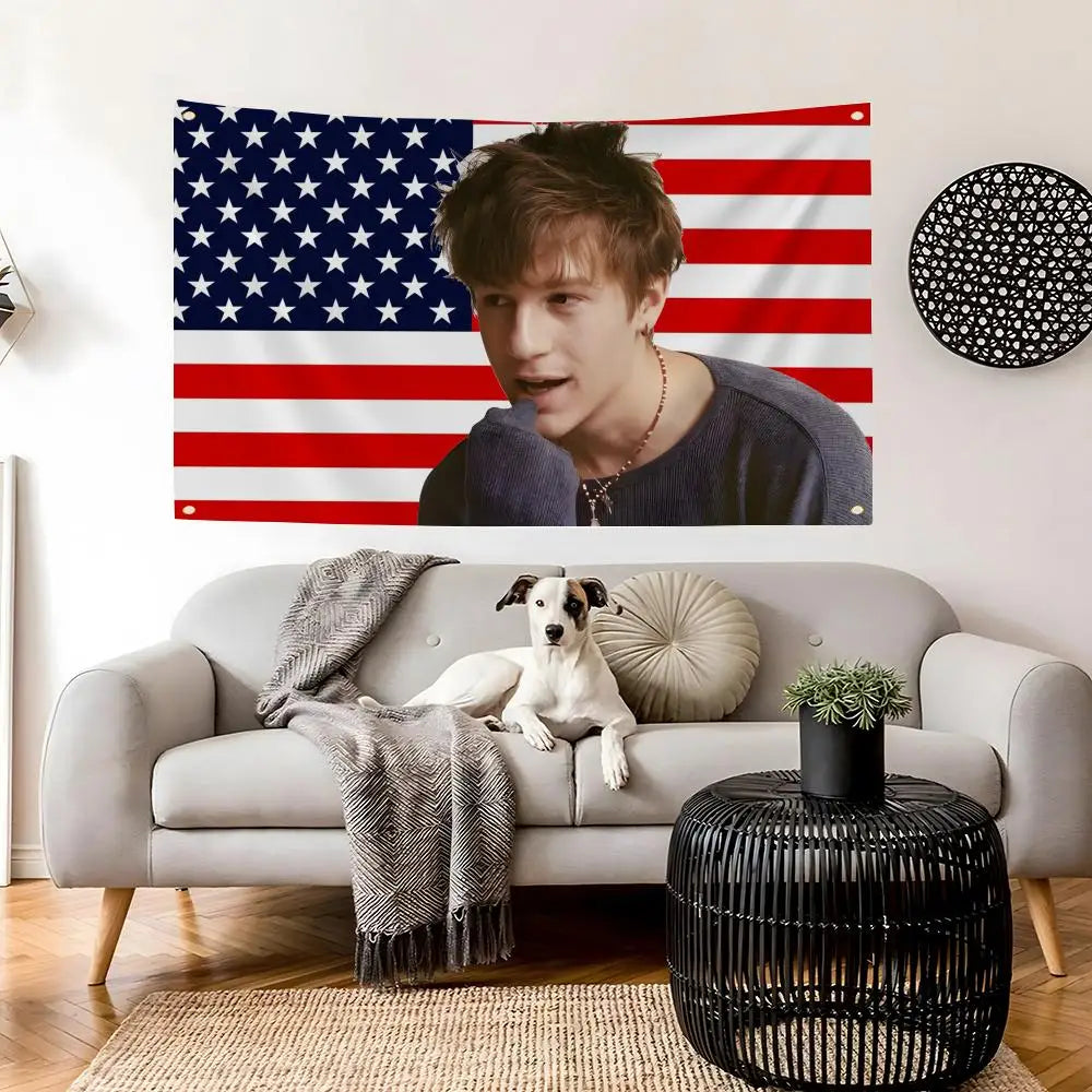 Cartoon Chicken Joe Flag – Wall, Bedroom & Outdoor Art Banner