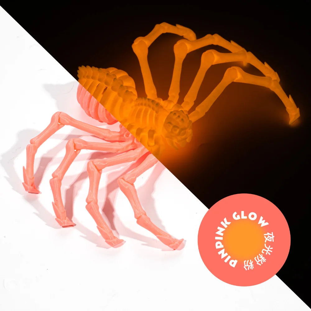 3D Printing Spider Animals Toy Realistic Colorful Figurine