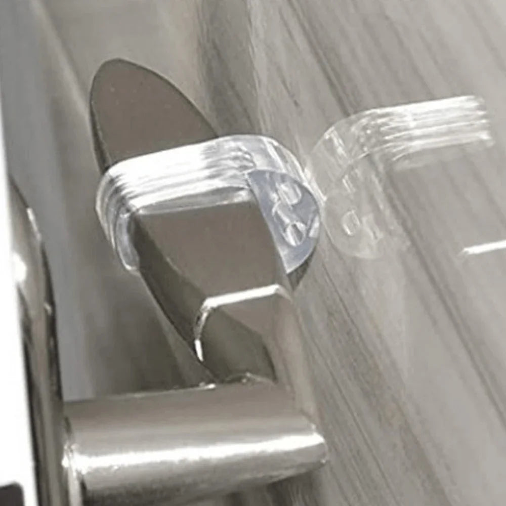 Transparent Silicone Door Stop Wall Protector – Baby Safety