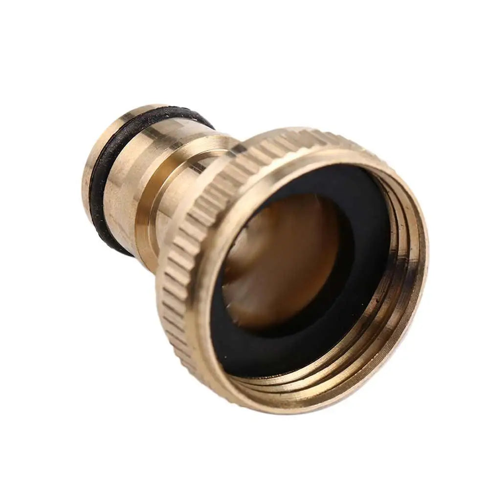 3/4" Solid Brass Garden Hose Tap Adaptor Quick Connector