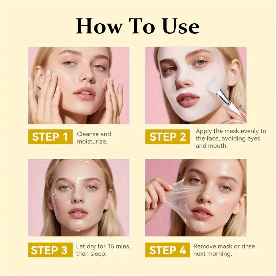 Kojic Acid Turmeric Overnight Peel Off Mask – Brightening & Firm