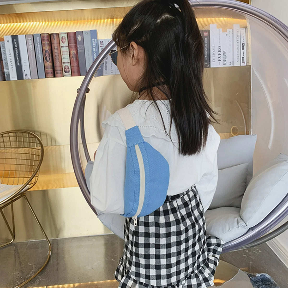 Kids Crossbody Waist Bag | Lightweight Polyester Chest Pack
