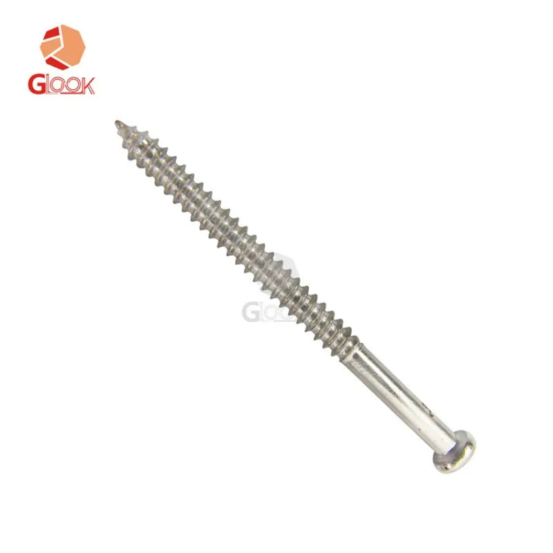 Electric Guitar Pickup Screws Mushroom Head 2 6 37-Silver 10
