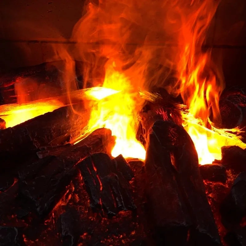 Electric Simulation Charcoal Flame Lamp | Fireplace Decor