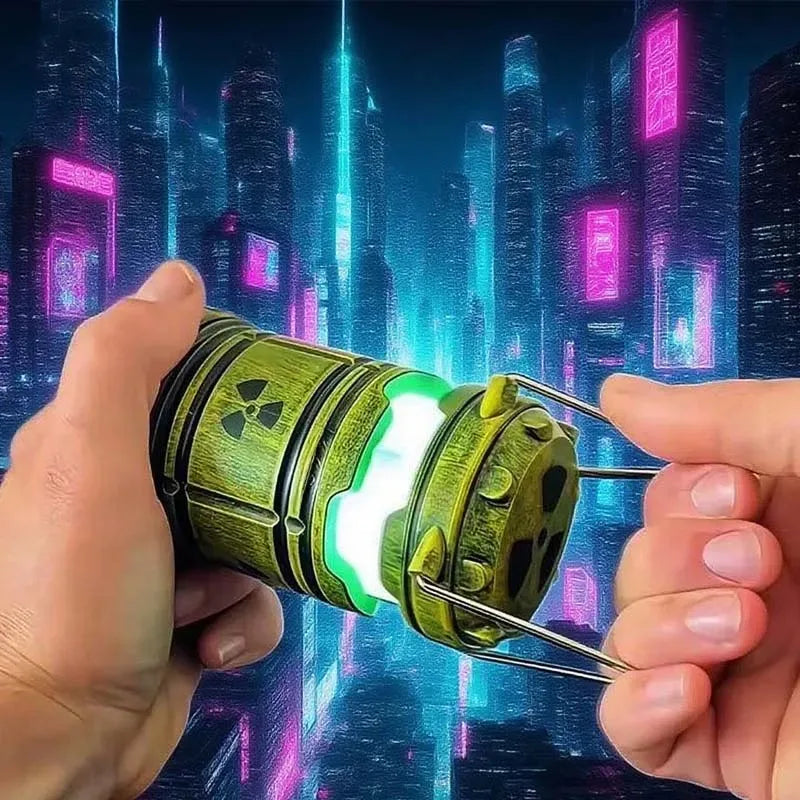 Nuclear Reactor Night Light Mini Lantern | Sci-Fi Novelty Lamp