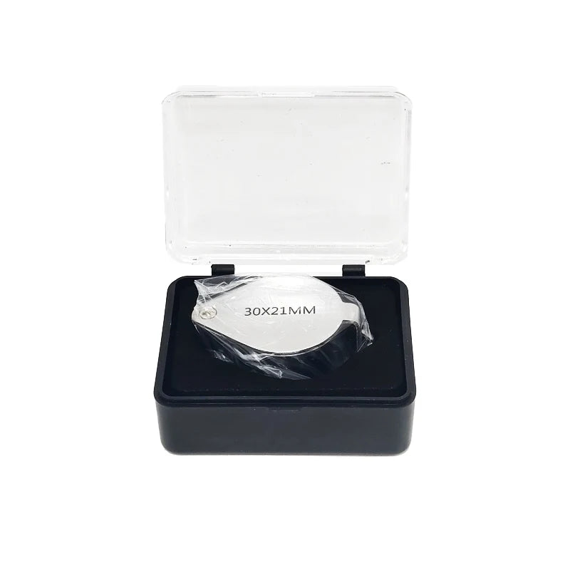 10x 20x 30x Triplet Jeweler's Loupe Magnifier | Handheld Glass