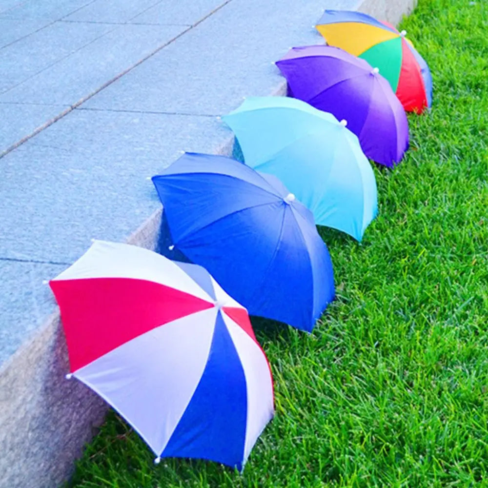 Foldable Hands-Free Umbrella Hat for Sun & Rain | Outdoor Cap