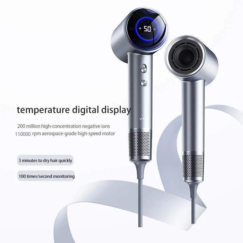 Ionic Hair Dryer 110,000 RPM | Constant Temp, Frizz-Free