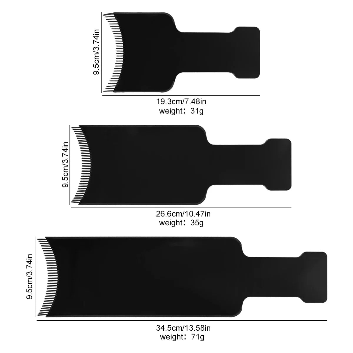 Hair Dyeing Board with Comb – Highlighting & Color Tool