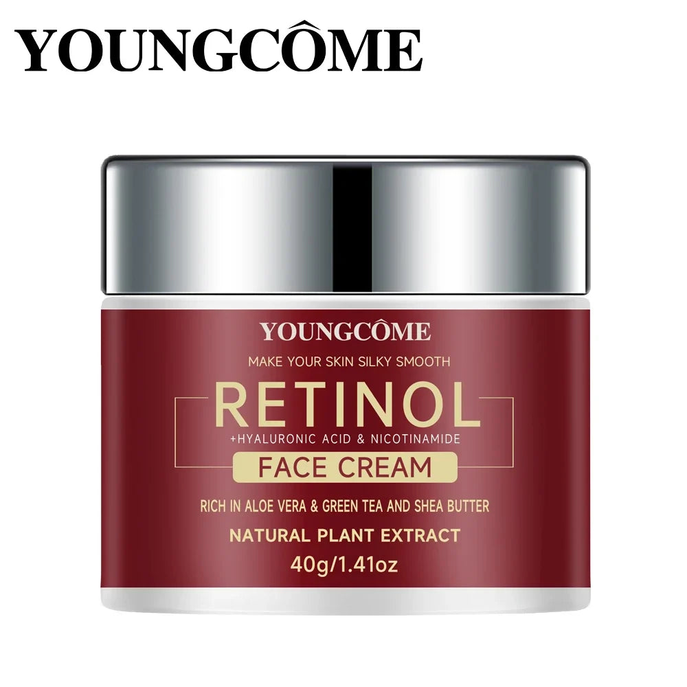 YOUNGCOME Retinol Hyaluronic Acid Aloe Cream SAMPLE 3-in-1 Anti-aging