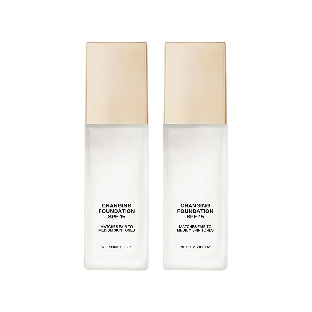 SPF15 Liquid Foundation with Hyaluronic Acid – Natural Coverage