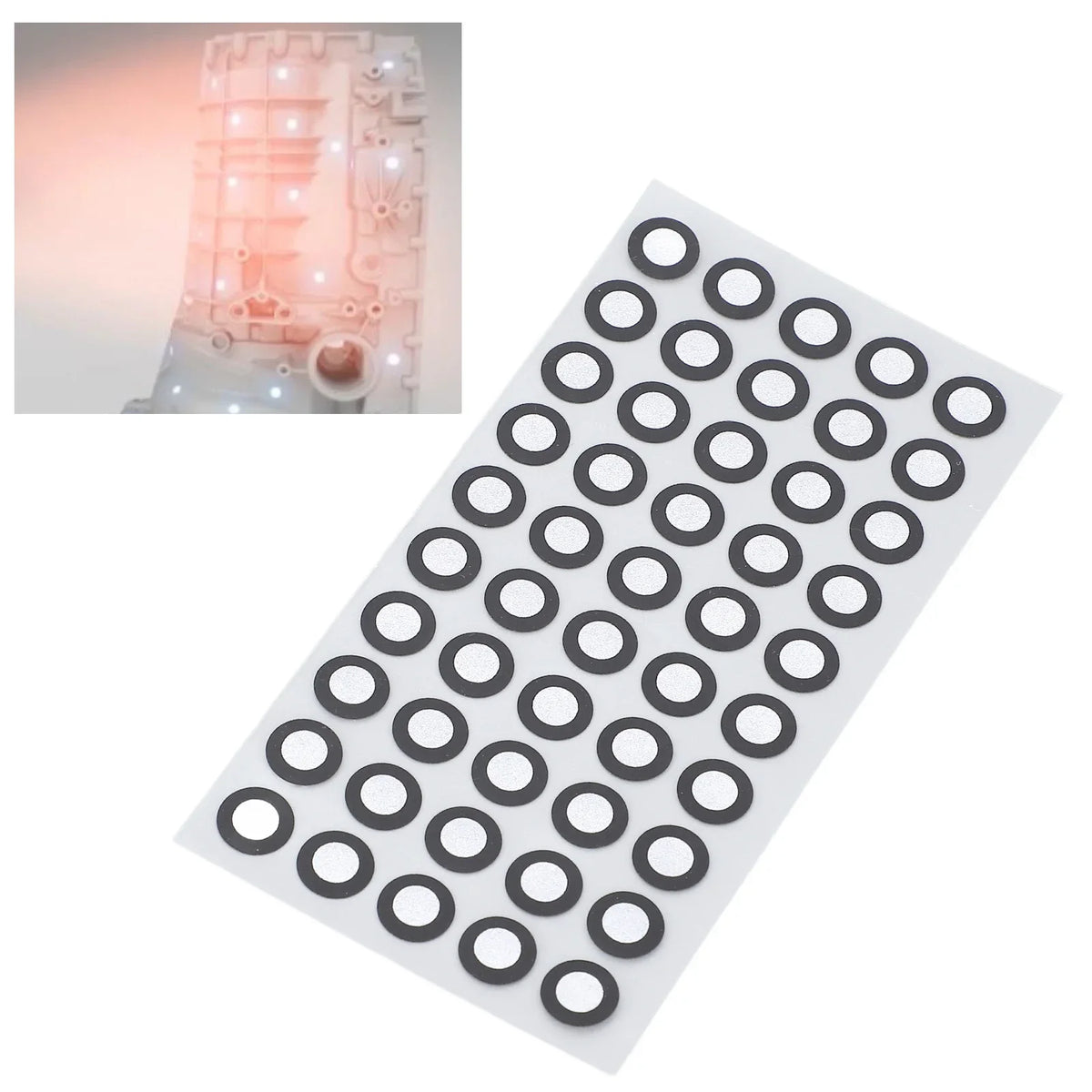 1000 Pcs 3D Scanning Markers 6mm ID 10mm OD Reflective Dots