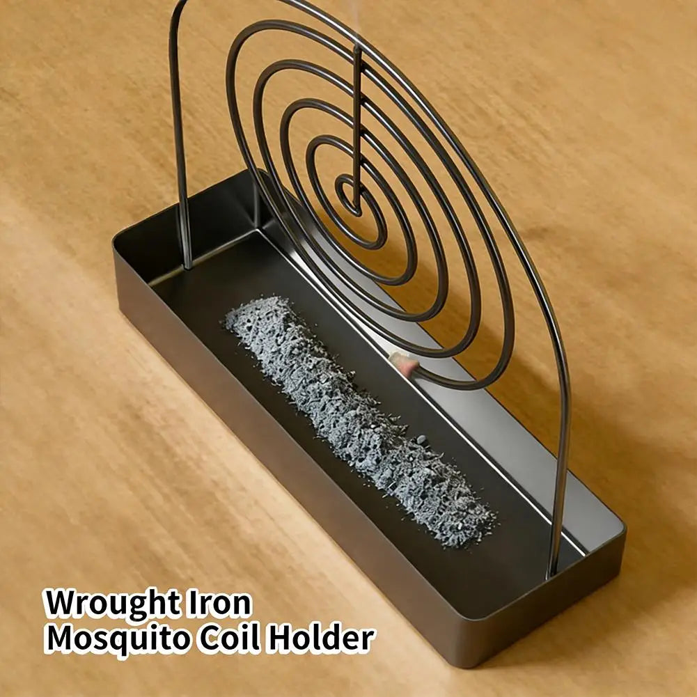 Hanging Mosquito Coil Holder – Metal Rack for Home & Camping