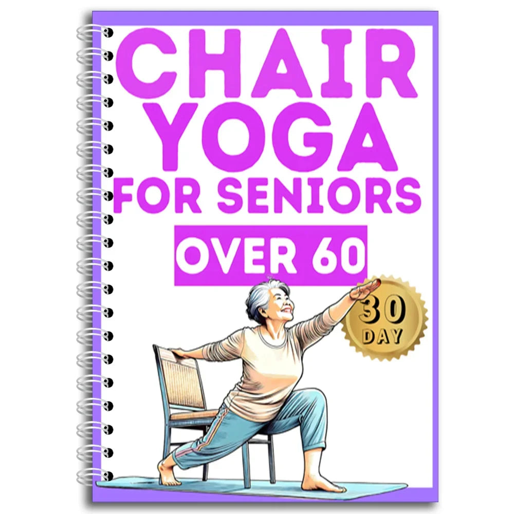 28-Day Chair Yoga Book for Seniors 60+ | Seated Workout Plan