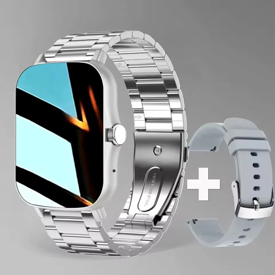 Bluetooth Smart Watch 1.83" HD | Calls, Fitness & Health Tracker