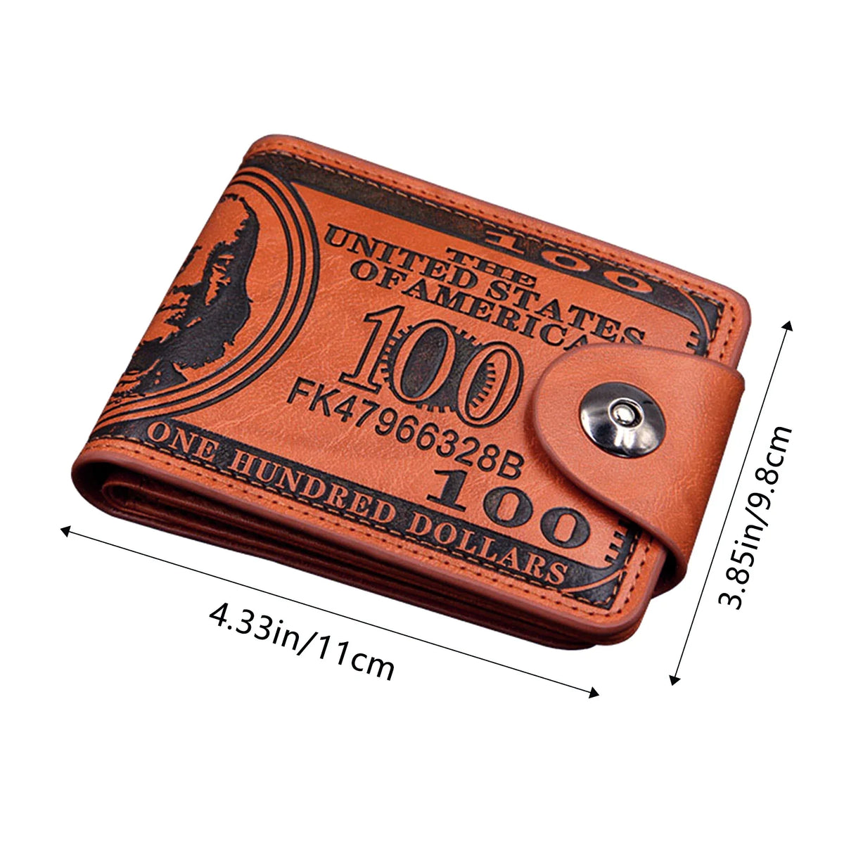 Men's Vintage Folding Mini Wallet – Retro Slim PU Card Holder