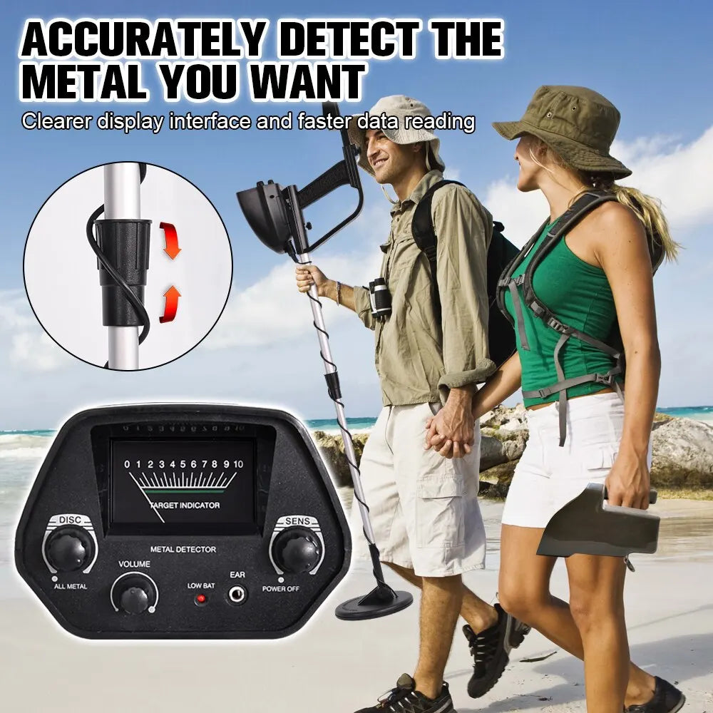 MD-4030 Metal Detector Underground Gold Outdoor Digger Length