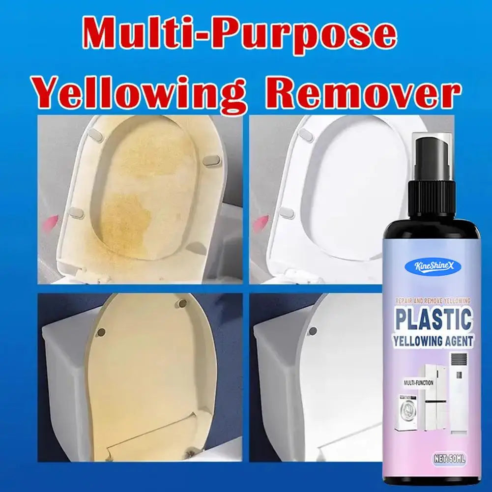 Plastic Yellowing Restorer Spray | Anti-Oxidation Cleaner