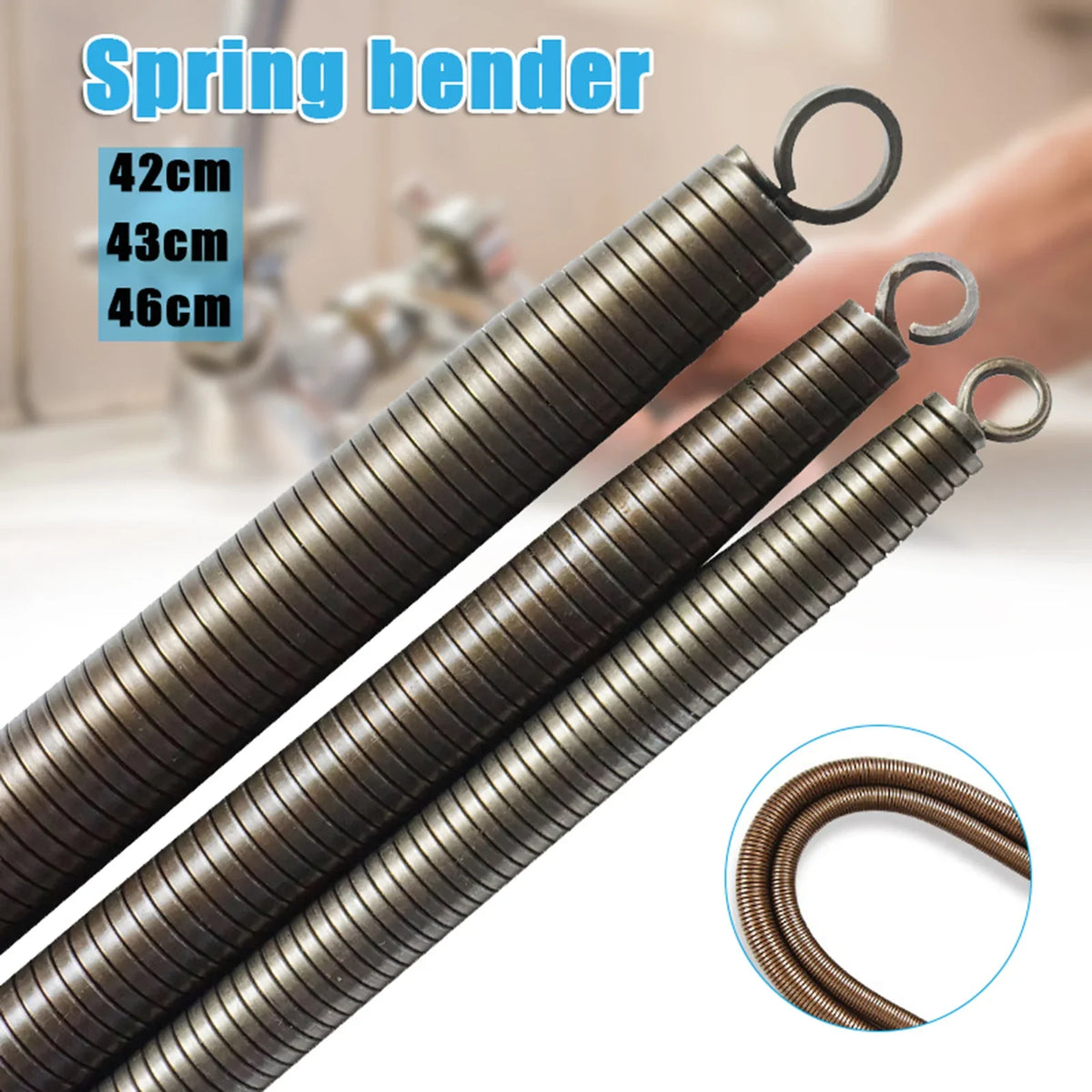 Spring Pipe Bender – PVC, Copper & Conduit Tube Bending Tool