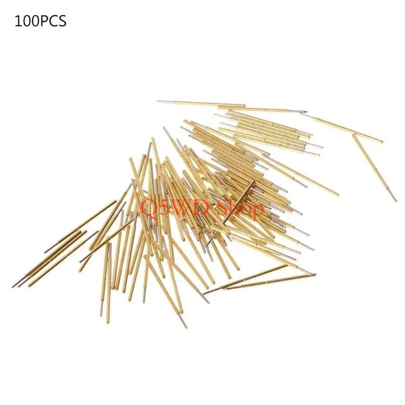 100 Pcs P50-J1 Pogo Pin Spring Test Probes 0.68mm for PCB