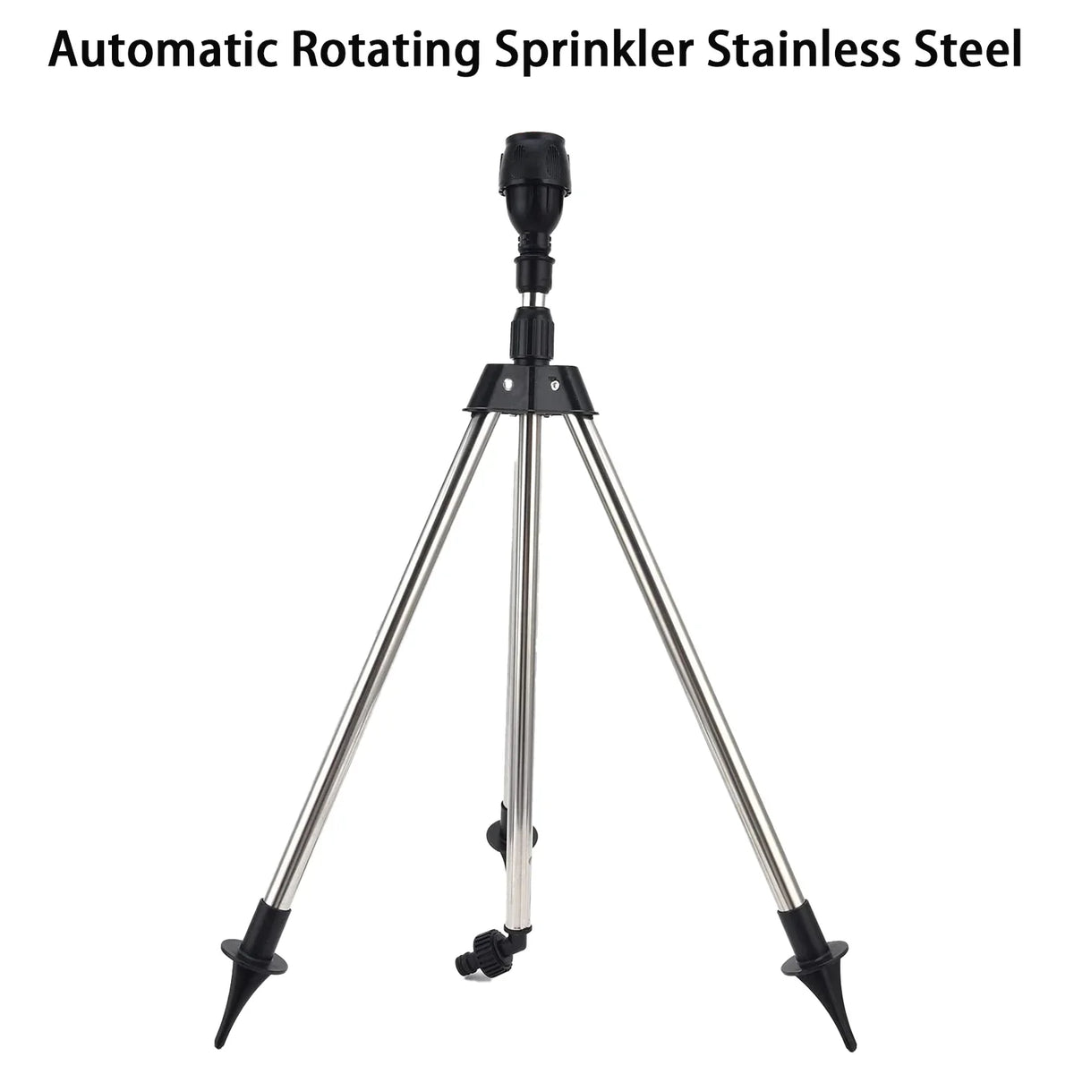 360° Rotating Garden Sprinkler with Telescopic Tripod Stand