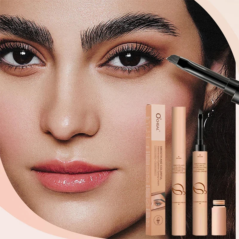 O'CHEAL 2-in-1 Waterproof Eyebrow Tinting Cream & Stamp Pomade