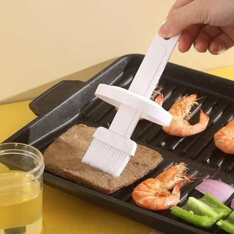BBQ Basting Oil Brush | Silicone Grill Brush for Outdoor Cooking