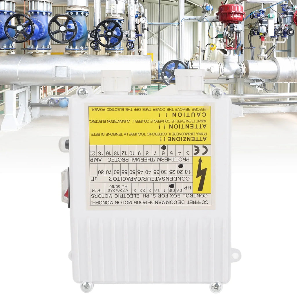 Pump Control Box Bulit Thermal Protection Circuit Breaker Controller