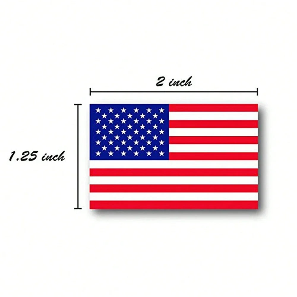 USA Patriotic Sticker Notebooks Cards Scrapbooking Office Stationery