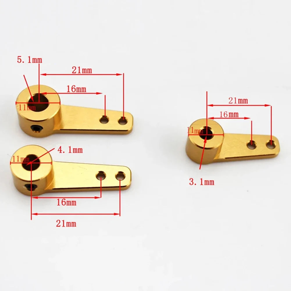 Single Steering Rudder Tiller Arms RC Model Car Boat Toys Hobbies
