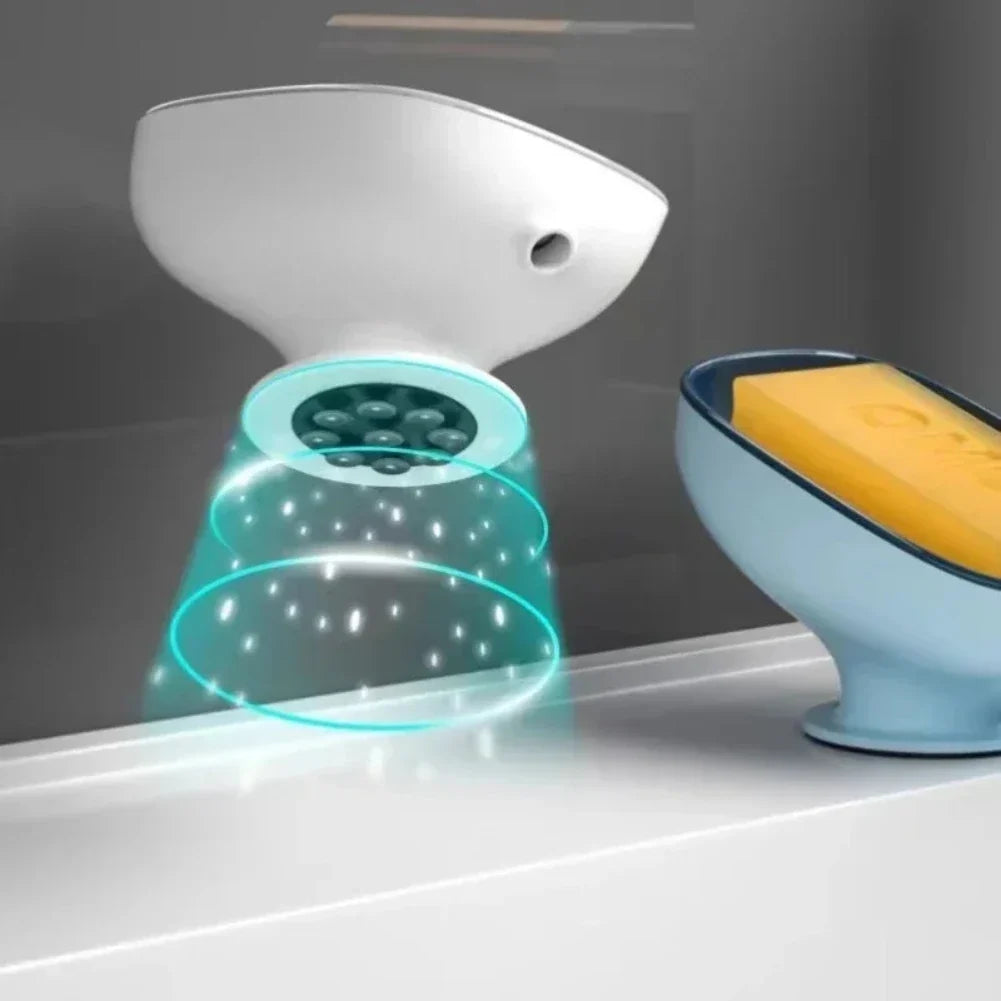 Suction Cup Soap Dish Drain Water Bathroom Holder Kithcen Sponge