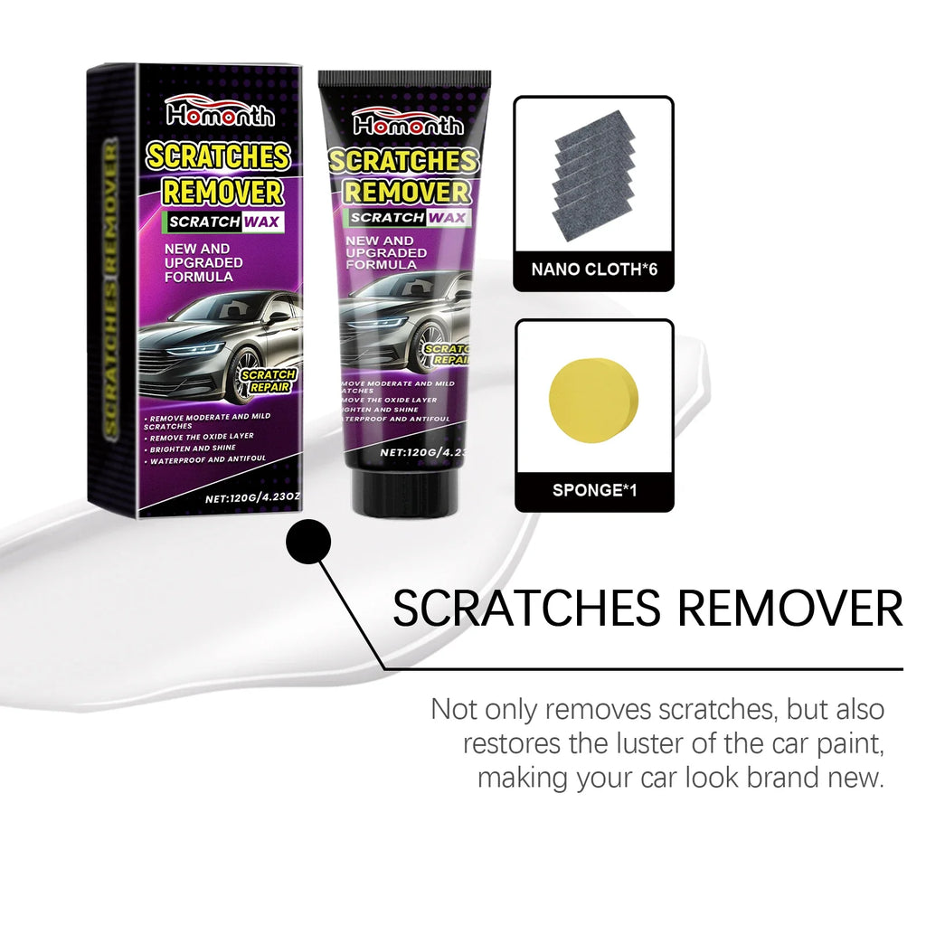 Homonth Car Scratch Repair Paste | Polish, Wax & Headlight Kit