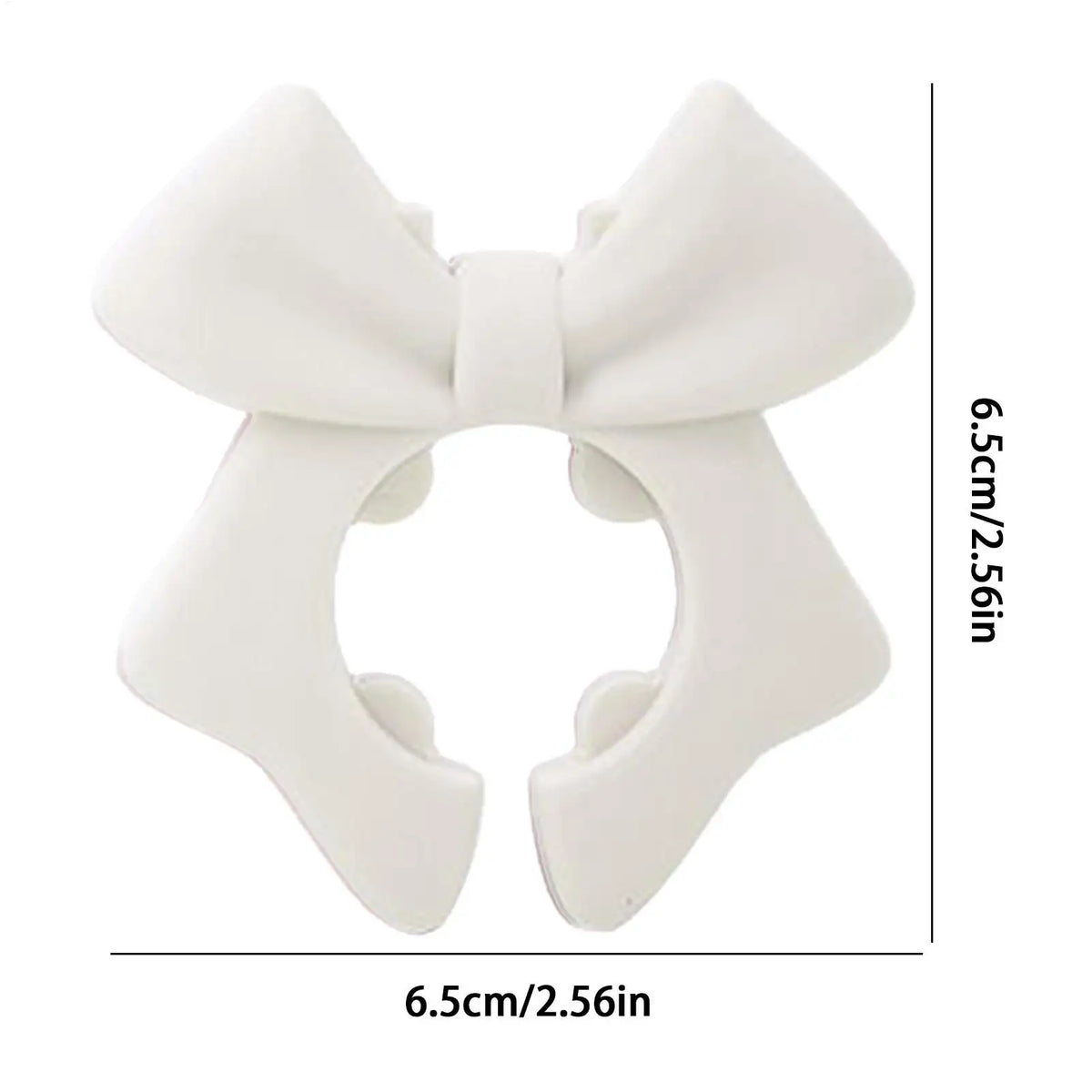 Spoon Holder Pot Silicone Utensil Bowknot Shape Ladle Rest Non-slip