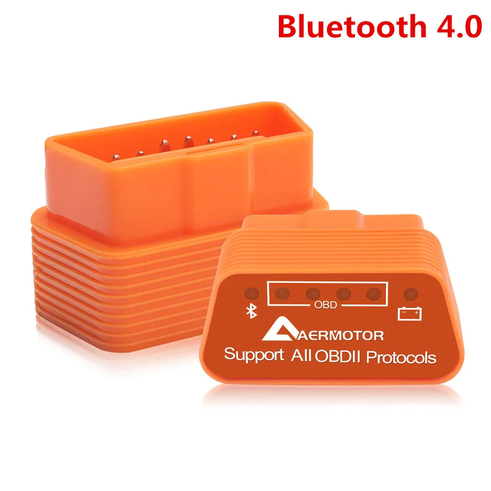 Aermotor ELM327 V1.5 OBD2 Scanner Bluetooth 4.0 WiFi iOS Android
