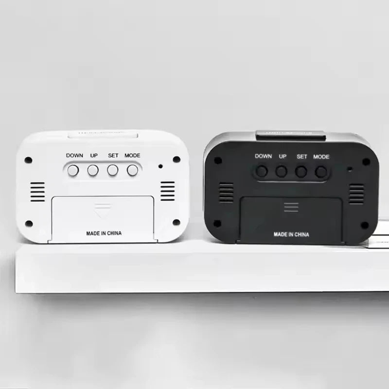 LED Digital Alarm Clock with Backlight, Snooze & Calendar