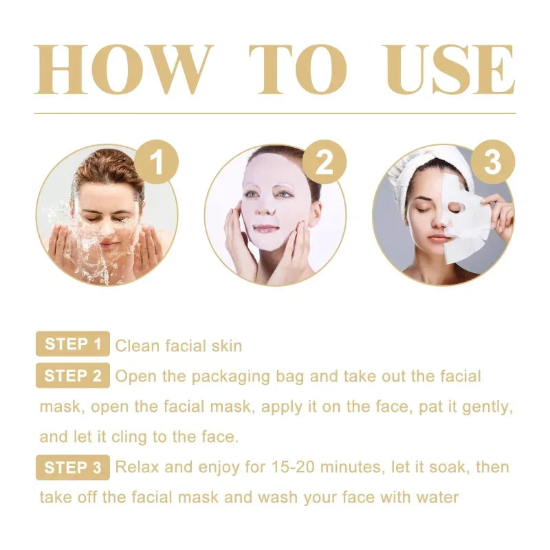 Vitamin C Brightening Facial Mask – Moisturizing & Glow Boost
