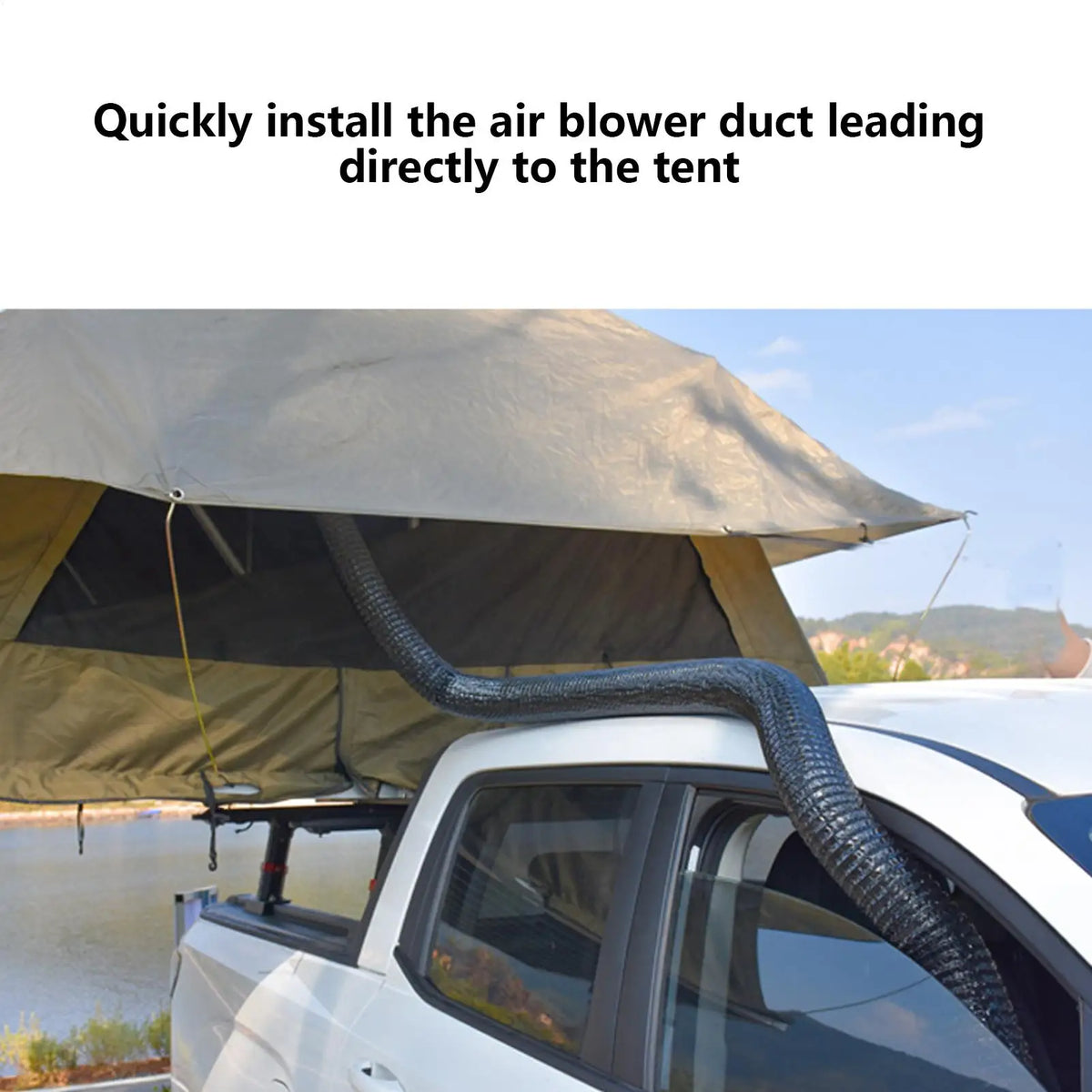 Foldable Car AC Vent Extender | SUV, RV, Truck & Camping