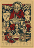 Vintage Horror Movie Kraft Paper Poster | Classic TV Wall Art