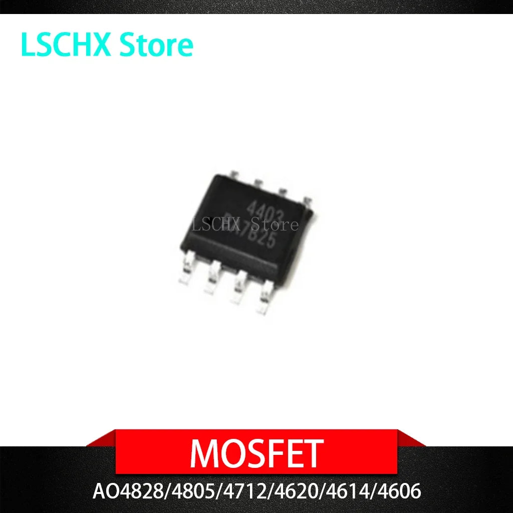 10PCS AO Series SOP MOSFET Transistors – AO4606 AO4614 & More